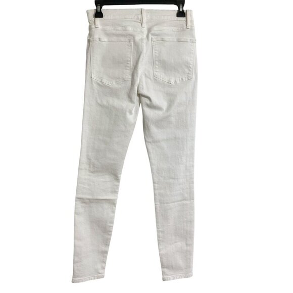 FRAME Jeans Ankle Le High Skinny White size 26 - Picture 3 of 14